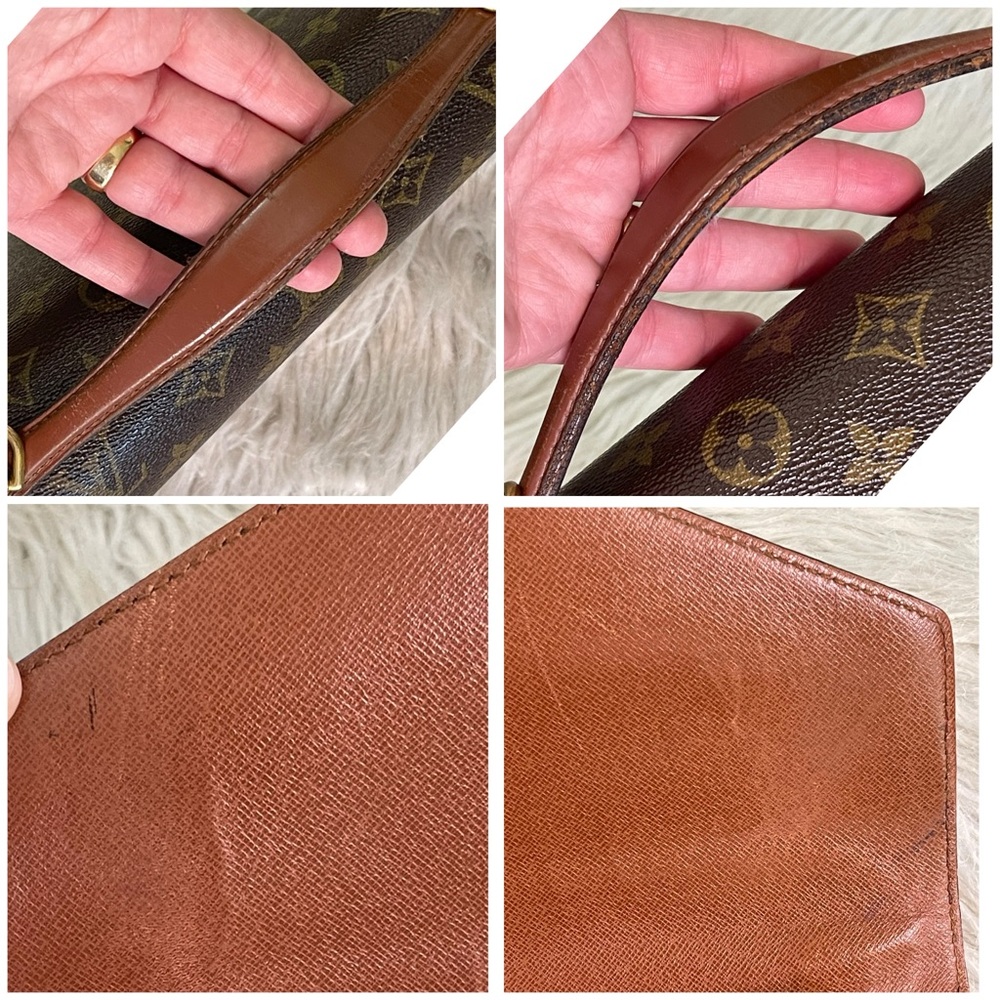 Authentic LOUIS VUITTON Monogram Monceau Bag - Picture 11 of 16